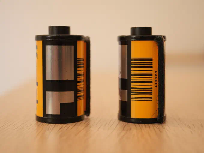 On the left cassette, the DX CAS code. On the right one, the DX barcode.